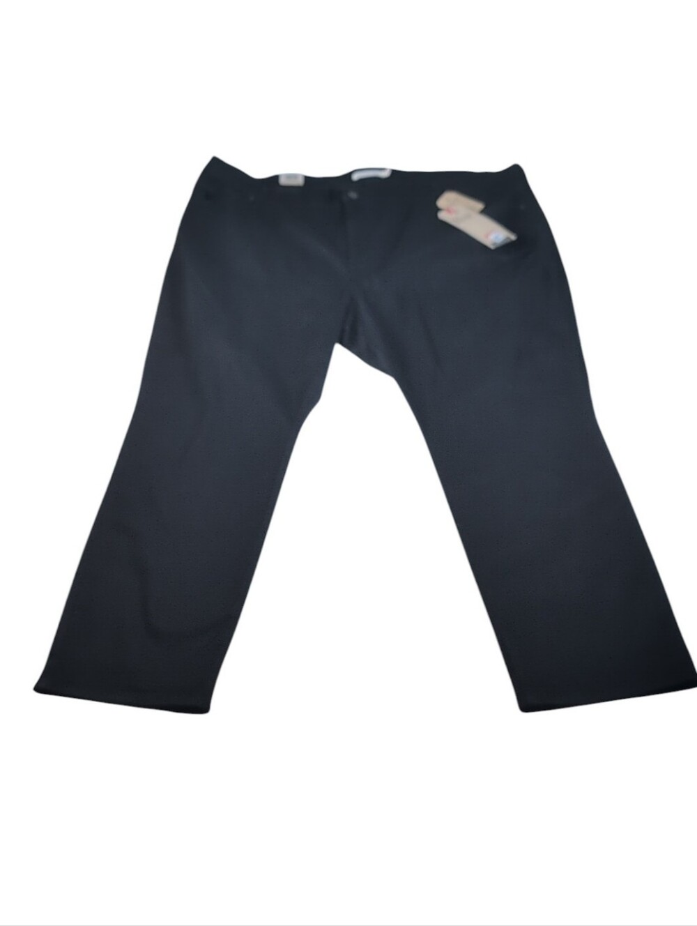 Levi's 724 High Rise Straight Black Jeans Size 24W